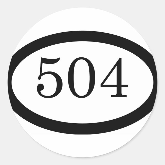 504. Fallschirmfliege Runder Aufkleber (Vorderseite)