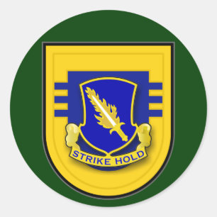 504th Infanterie-Regiment - Blitz des Bataillon-3d Runder Aufkleber