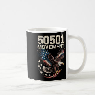 50501 Amerikanische Flagge im Fliegenadler mit Ste Kaffeetasse