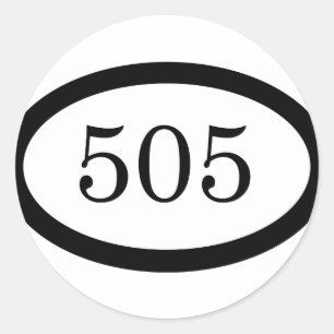 505 Fallschirm-Infanterie Runder Aufkleber