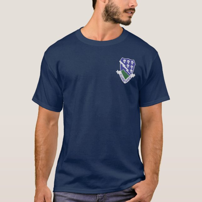 506th Infanterie DUI + Luft-Angriff Wings T - T-Shirt (Vorderseite)