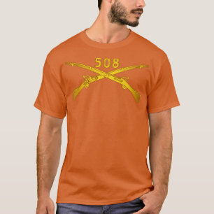 508. Infanterie-Regiment-Zweigstelle Txt X T-Shirt