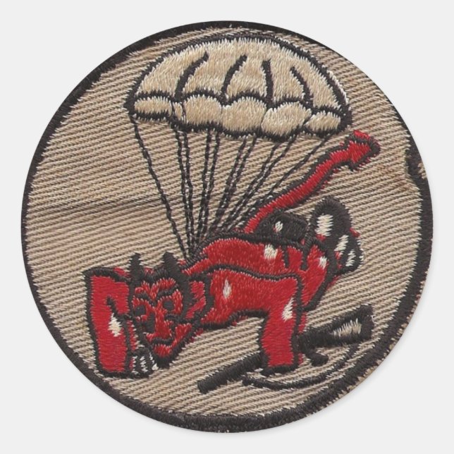 508. PIR-Fury aus dem Himmel Runder Aufkleber (Vorderseite)