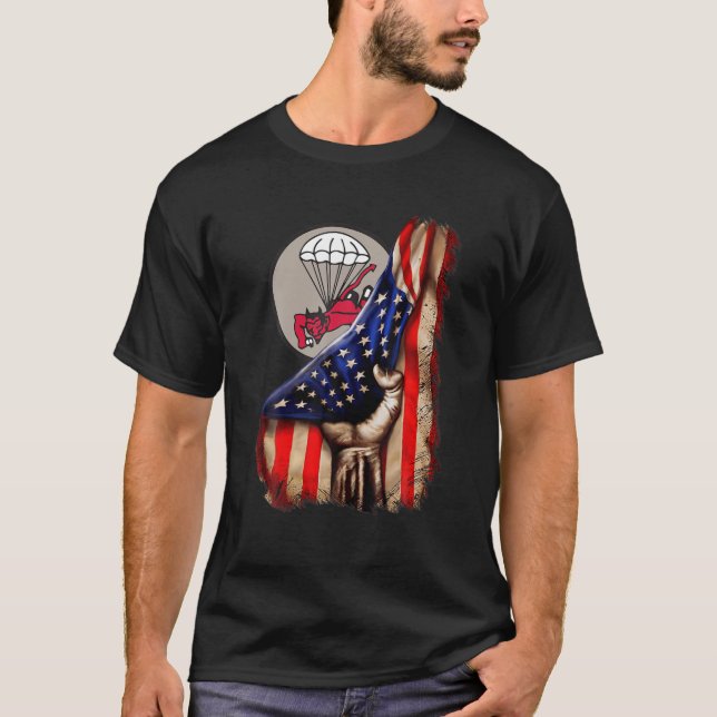 508th Parachute Infanterie Regiment (508th PIR) Am T-Shirt (Vorderseite)