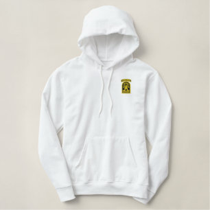 509. Im Flugzeug Bestickter Hoodie