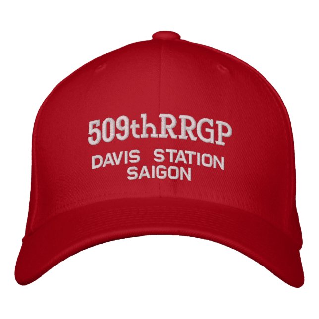 509. RRGP, Davis Station Bestickte Kappe (Vorderseite)