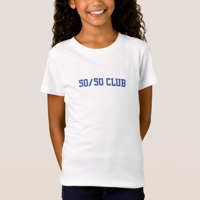 50/50 CLUB SHOTIME #17 BLAUE FINE JERSEY SHIRT (Vorderseite)
