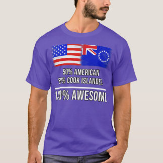 50 American 50 Cook Islander 100 Phantastisches Ge T-Shirt