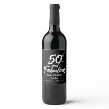 50 and Fabulous Birthday Bursting Modern Custom