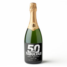 50 and Fabulous Bold Grunge Distressed Custom