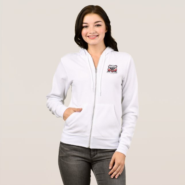 50. Anniv. Leinwand Bella+ für Frauen Hoodie (Vorne ganz)