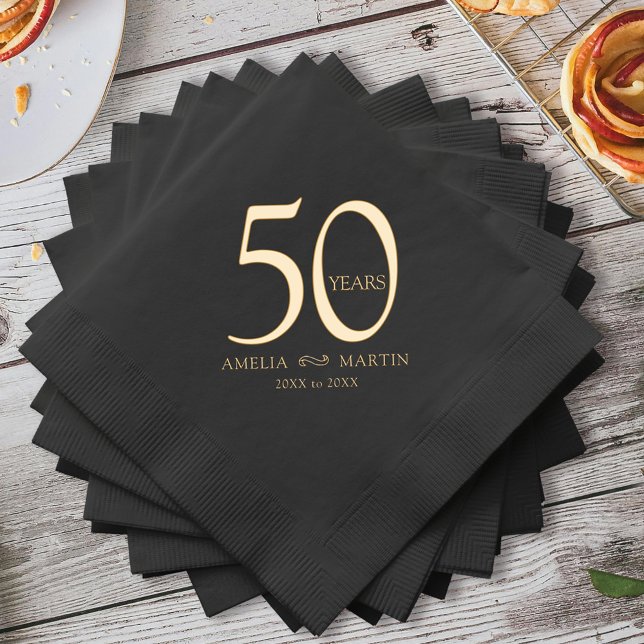 50 ans 50e anniversaire du mariage nom et dates (Créateur téléchargé)