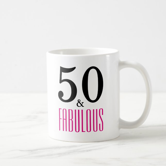 50 ans et fabuleux Mug (Droite)