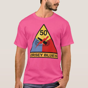 50. Armored Division Jersey Blues wo Txt X T-Shirt