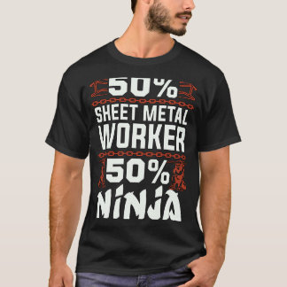 50 Blatt Metallwerkstoff-Produktblatt T-Shirt