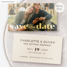 50 cartes de faire-part de mariage à feuille d'or