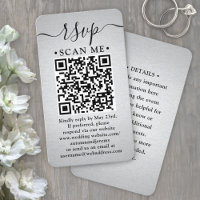 50 Cartes de réponse QR Code avec Enclosure en feu