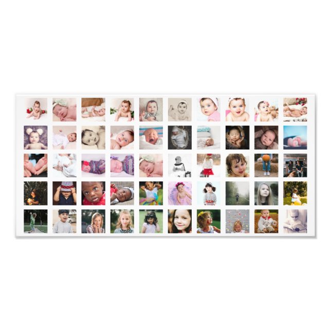 50 Collage photo personnalisé (Devant)