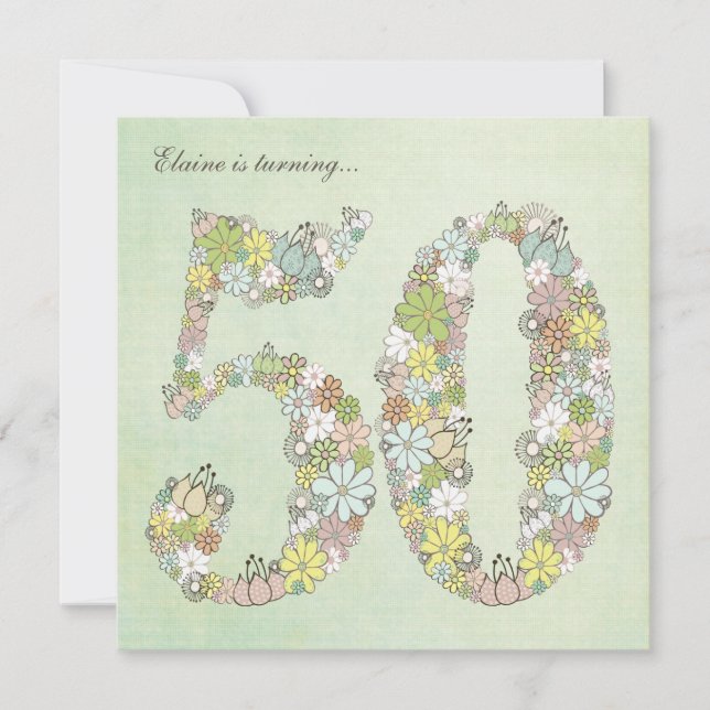 50. EINLADUNG (Vorderseite)