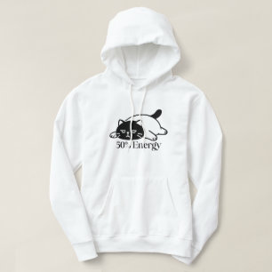 50% Energie Lustiges Niedrig-Batterie-Stimmungs-De Hoodie