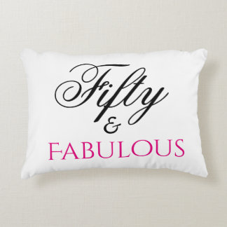 50 et cinquantième coussin fabuleux d'anniversaire