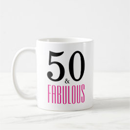 50 et fabuleux 50e anniversaire Gift Mug