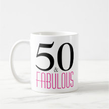 50 et fabuleux 50e anniversaire Gift Mug