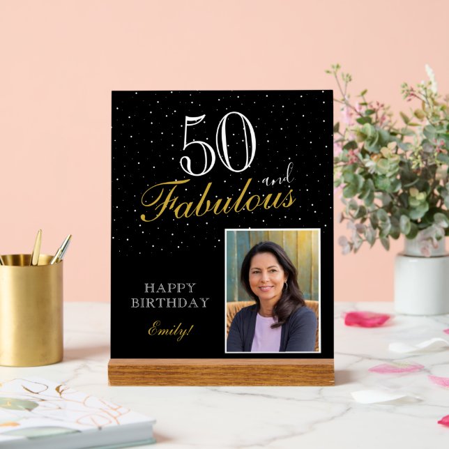 50 et fabuleux Elegant Black Birthday Photo (Mariage)