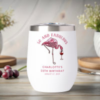 50 et fabuleux Flamant rose d'anniversaire Novelty