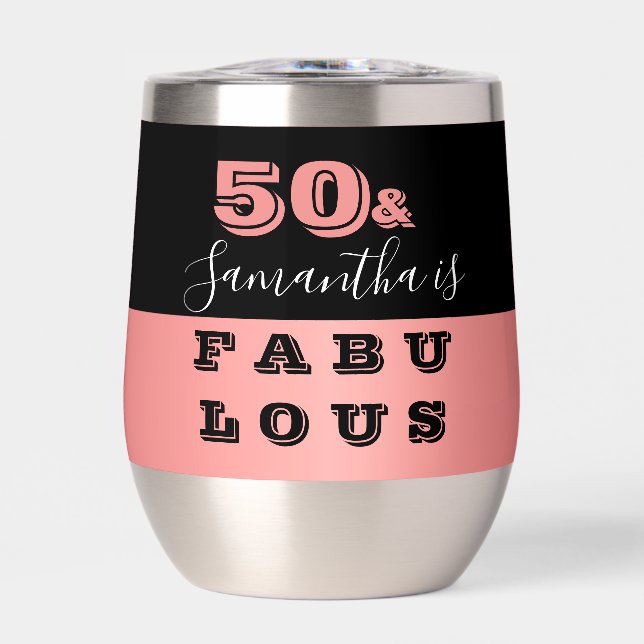50 et fabuleux Rose Gold 50e fête d'anniversaire (Avant)