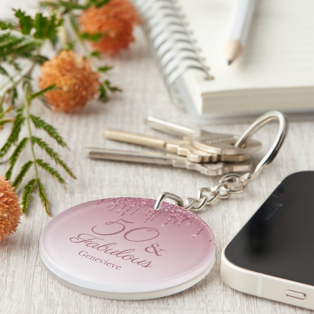 50 et fabuleux Rose Gold rose Parties scintillant  (Devant droit)