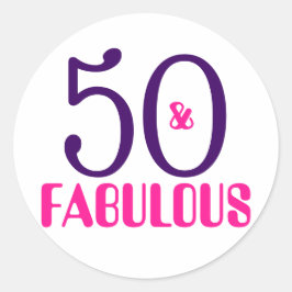 50 Et Fabuleux | Sticker pour le 50e anniversaire