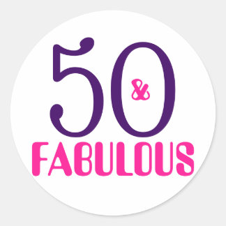 50 Et Fabuleux | Sticker pour le 50e anniversaire
