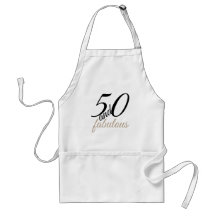 50 et tablier fabuleux de fête d'anniversaire