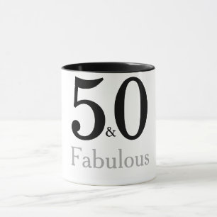50 et tasse fabuleuse d'anniversaire