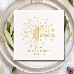 50 & Fabuleux tournesol 50e anniversaire Personnal
