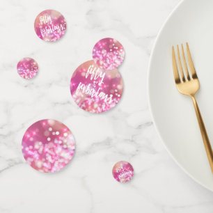 50 & Fabulous, 50. Geburtstag Pink Glamour Konfetti