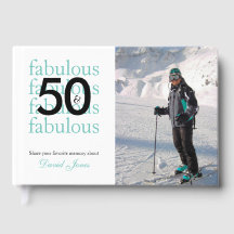 50 & Fabulous 50th Birthday Custom Photo Name