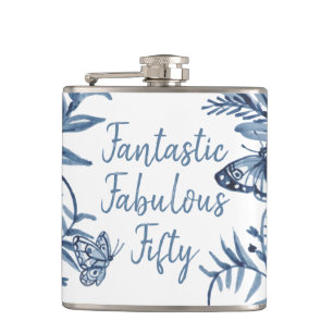 50 & Fabulous Geburtstag 50. 50. Feier Flachmann