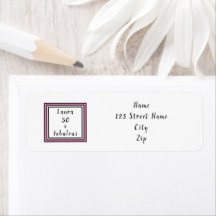 50 & Fabulous Typografy Pink Black Label