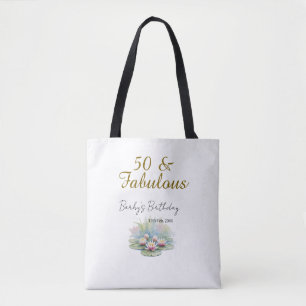 50 & fantastische goldene Wasserlotus-Lilie Wasser Tasche