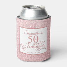 50 Fantastischer Rose Glitzer Elegant 50. Geburtst
