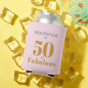 50 Fantastisches 50. Geburtstag Pink Elegantes Gas Dosenkühler