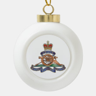 50. Flugregiment-königliche Artillerie Keramik Kugel-Ornament