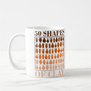 50 Formen aus Ton - Töpferei-Fan Kaffeetasse