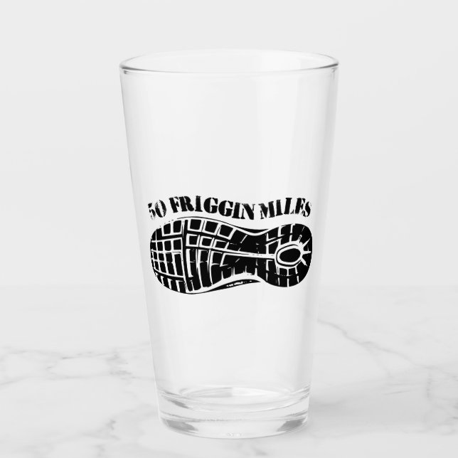 50 Friggin Miles Ultra Running Tread Glas (Vorderseite)