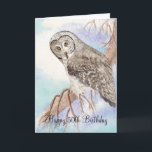 50. Funny Birthday Owl Karte<br><div class="desc">Kennen Sie jemanden,  der seinen 50. Geburtstag feiert und Lieben Vögel,  Tiere oder Natur? Das ist die perfekte Karte für sie. Fügen Sie einen passenden T - Shirt und/oder eine passende Tasse,  eine Portierung usw. hinzu</div>