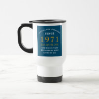 50. Geburtstag 1971 Blauer Gold für ihr Personalis