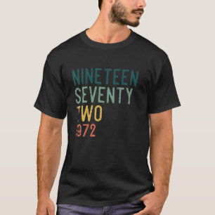 50. Geburtstag 1972 Vintage Retro-Version 50 Jahre T-Shirt