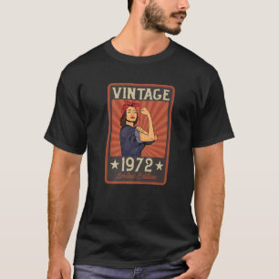 50. Geburtstag 1972 Vintage T-Shirts Starke Muskel